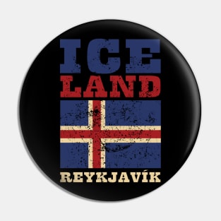 Flag of Iceland Pin