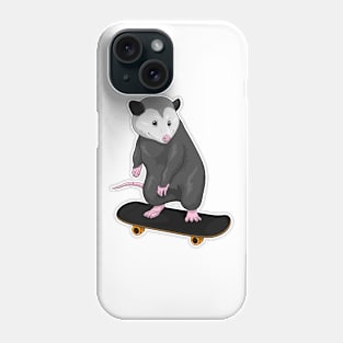 Opossum Skater Skateboard Phone Case