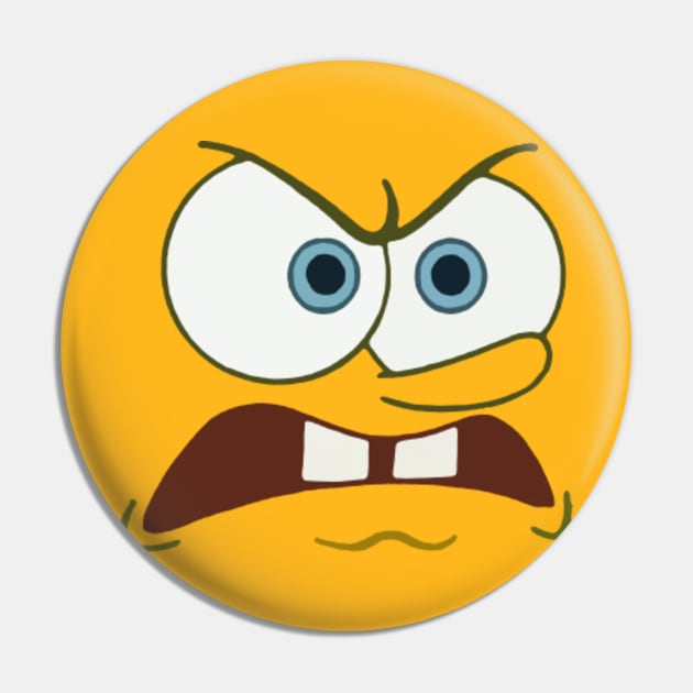 Angry Spongebob Squarepants Face - Spongebob Squarepants Meme - Pin