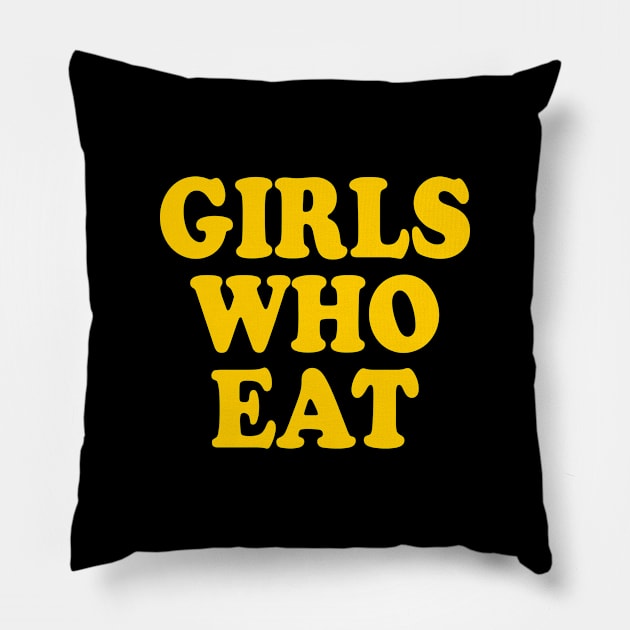 Girls who eat Pillow by Milaino