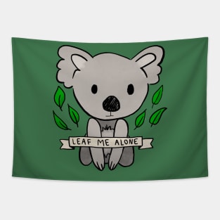 Leaf Me Alone Tapestry