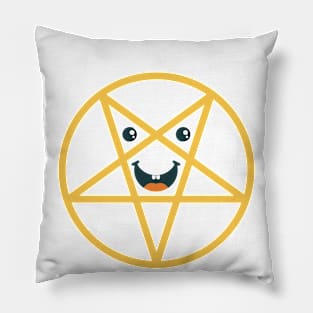 Funny devil star. Pillow