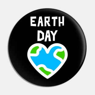 EARTH Day Celebration Save Planet Earth Pin