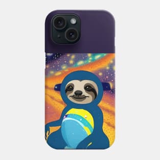 Cute Space Sloth Phone Case