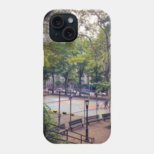 Edgecombe Park Basketball Playground Harlem New York City Phone Case