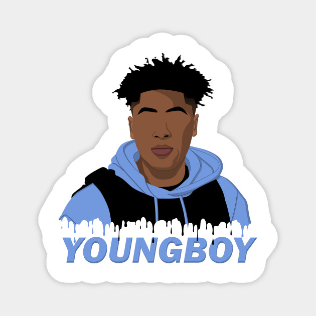 Nba Youngboy Never Broke Again Simplified Nba Youngboy Magnet Teepublic
