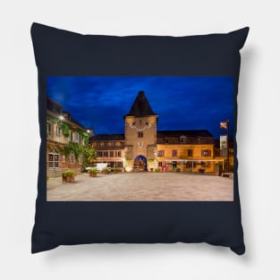 France Tower Gate by Night Pillow