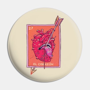 El Corazón - Lotería Pin