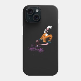 The Milkmaid by Johannes Vermeer Minimalist Version Phone Case