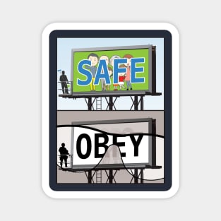 Safe - Obey Magnet