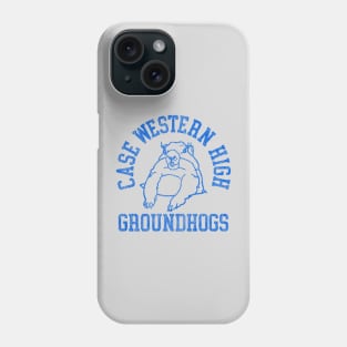 Case Western High Groundhogs (Grey) / Groundhog Day Movie Fan Art Phone Case