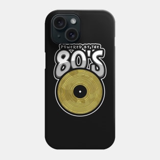 POWERED By The 1980 Retro 80s Phone Case