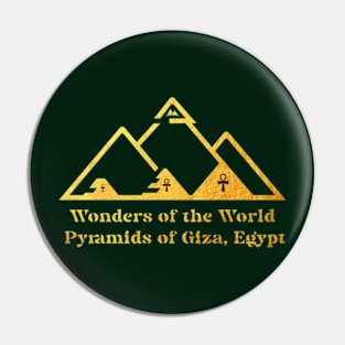 F&B Printer- Wonder of The World: Pyramids of Giza, Egypt Pin