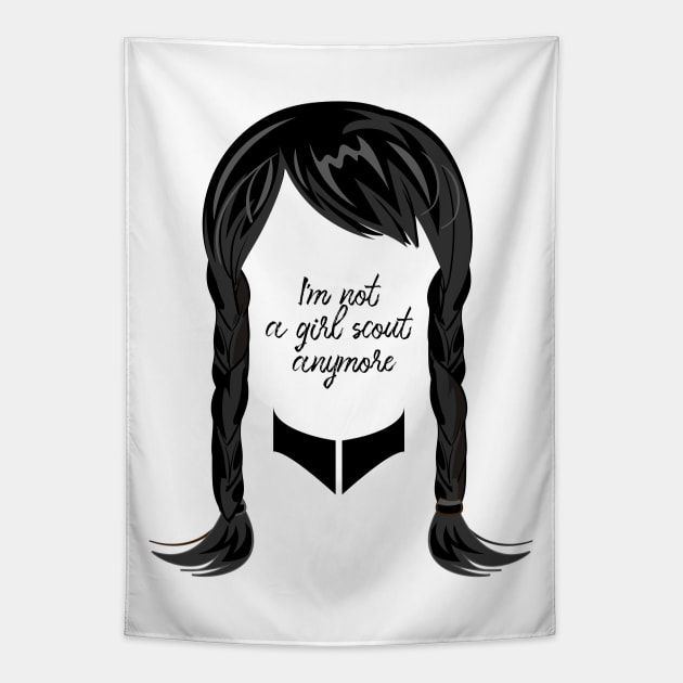 I'm not a girl scout anymore Tapestry by CatCoconut-Art