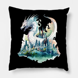 Majestic Dragon Animal Beauty Nature Wildlife Discovery Pillow