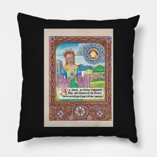 Medieval Illumination - As Above so Below Pillow