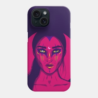 Pink woman Phone Case