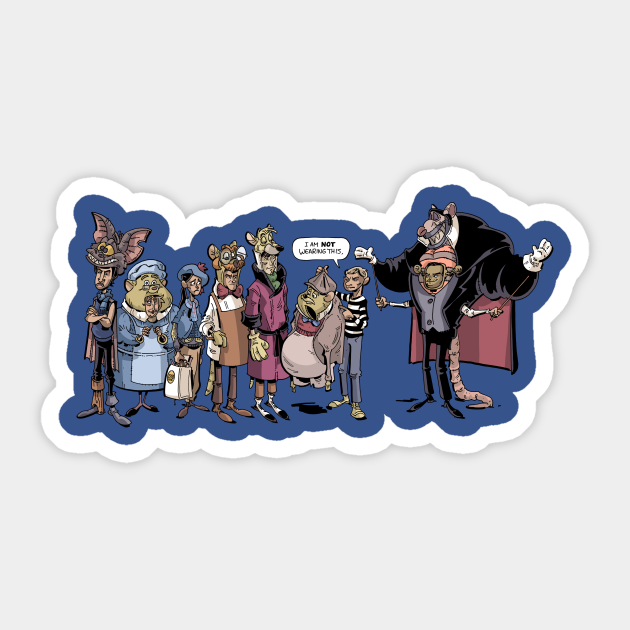 Great Mouse Cosplay - Great Mouse Detective - Sticker