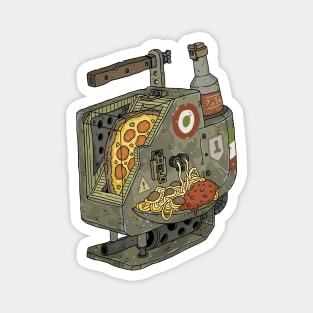 tactical italian spaghetti & pizza machine. Magnet