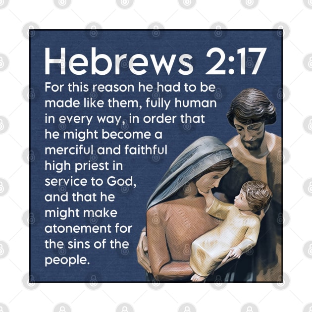 Hebrews 2:17 by Bible Verses by Deb