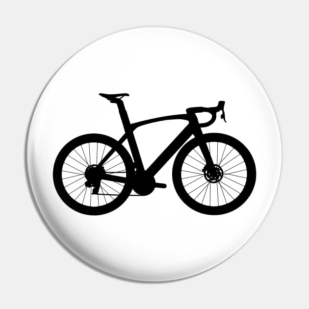 Trek Madone Road Bike Silhouette Pin by gktb