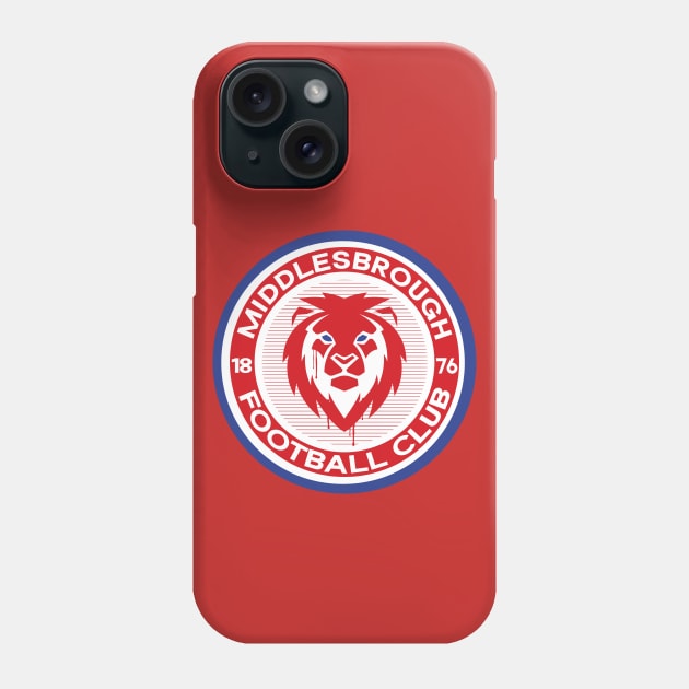 Middlesbrough Badge Phone Case by Twistedburt