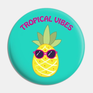 Tropical Vibes Pineapple Pin