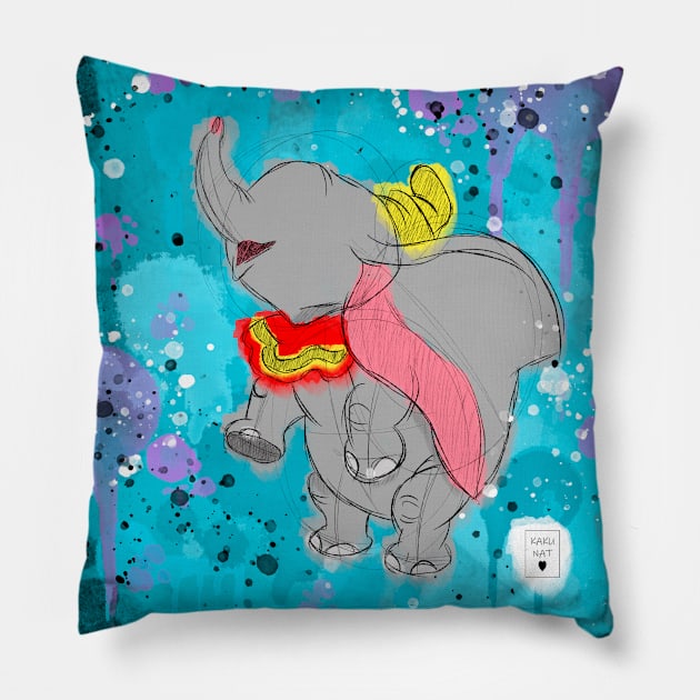 Dumbo Pillow by kakunat