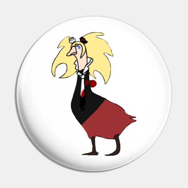 Junko Enoshima as a goose Pin by The Fandom Geese