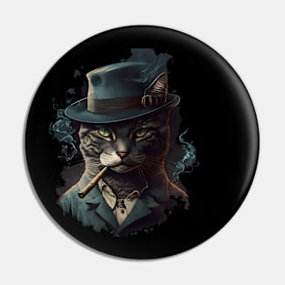 Kitty Blinders Pin