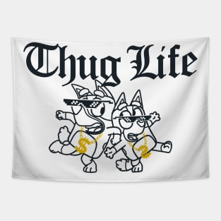 Bluey Thug Life Tapestry