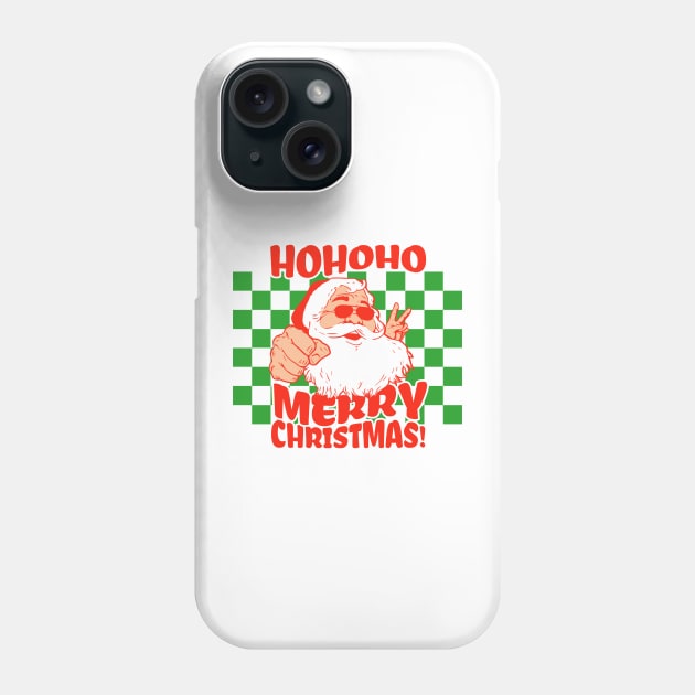 Santa Hipster Phone Case by Fantasy Vortex