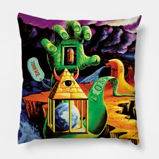 Trippy Psychedelic Surreal Cool Hippie Blacklight Decor Vincent Monaco Pillow