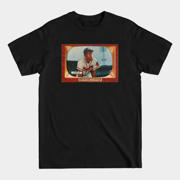 Discover Hank Aaron 1955 Bowman - Hank Aaron - T-Shirt