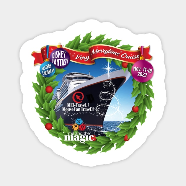 Me and the Magic Group Cruise 2023 Logo Magnet by Me and the Magic