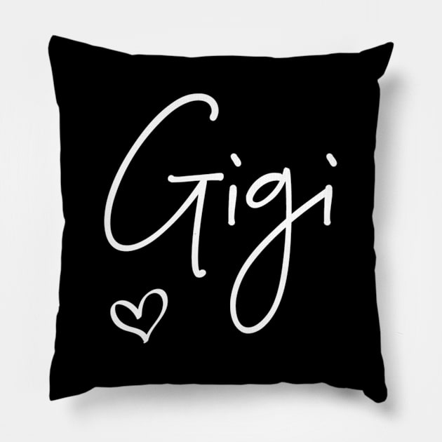 Gigi Grandma Mother'S Day Grandparents' Day Pillow by Weirdcore