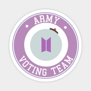 BTS ARMY voting team logo Magnet