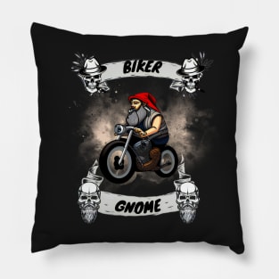 Biker Gnome Pillow