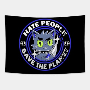 Hate people save the Planet Tapestry