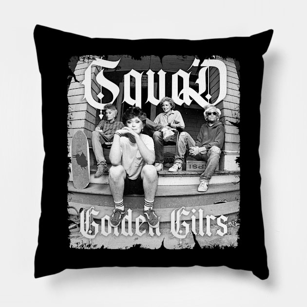 SQUAD GOLDEN GIRLS  REFRESHMENT CENTER Pillow by susahnyages