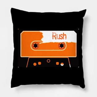 vintage retro rush band Pillow