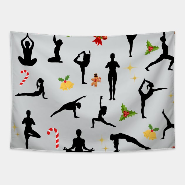 Pilates Christmas Tapestry by create