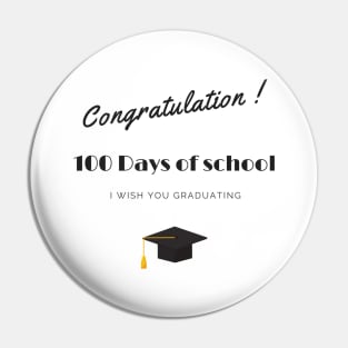 100 days of school Pin