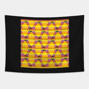 Pears and stripes Tapestry