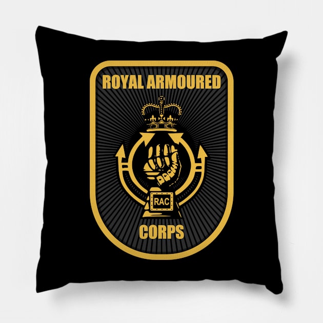 Royal Armoured Corps Pillow by Firemission45