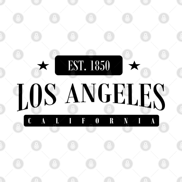 Los Angeles Est. 1850 (Standard Black) by MistahWilson
