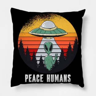 Peace Humans Pillow