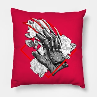 Not Another Nightmare Part II (Black White Red) Pillow