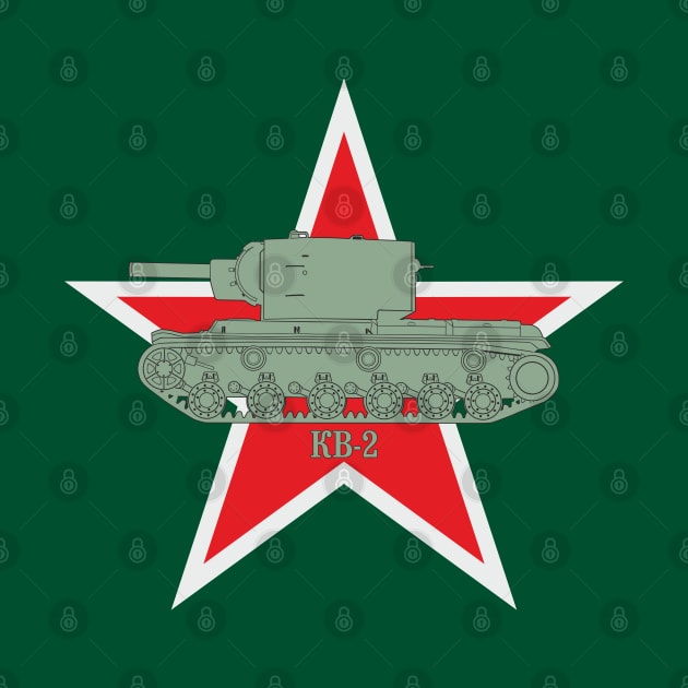 Heavy tank KV-2 by FAawRay