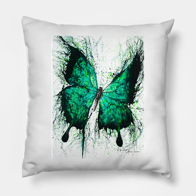 Night Garden Butterfly Pillow by AshvinHarrison